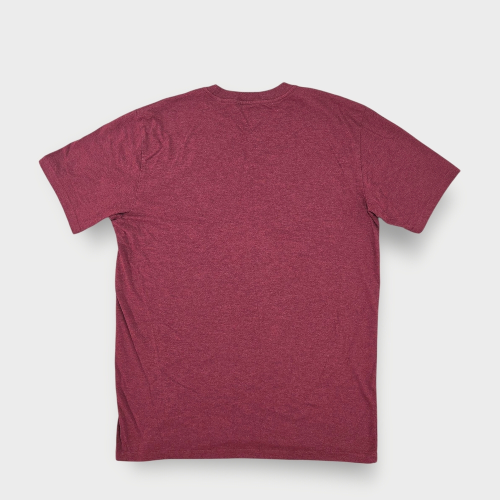 Prana Later Alligator Gator Burgundy RED Mens Size Large Soft Tee Organic Cotton - Picture 9 of 9